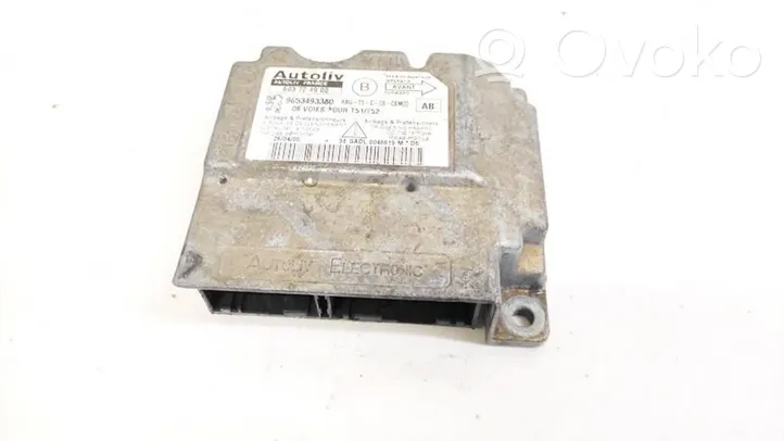 Peugeot 307 Module de contrôle airbag 9653493380