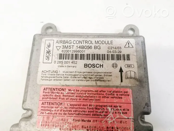 Ford Focus C-MAX Airbag control unit/module 3M5T14B056BG