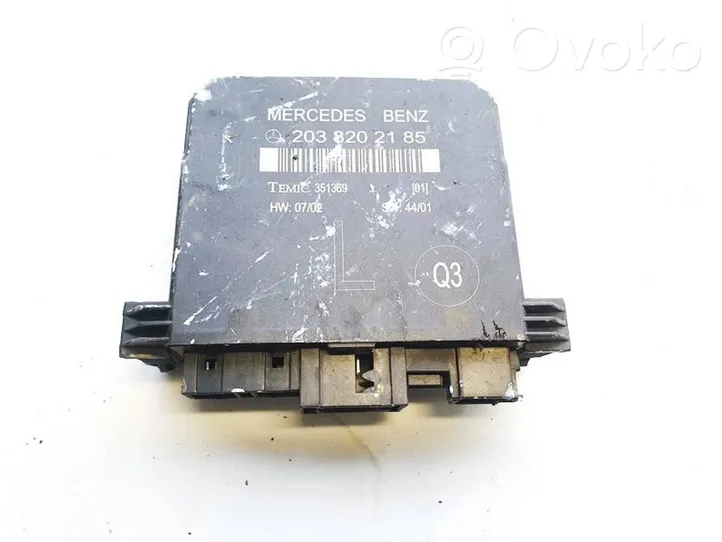 Mercedes-Benz C W203 Oven ohjainlaite/moduuli 2038202185