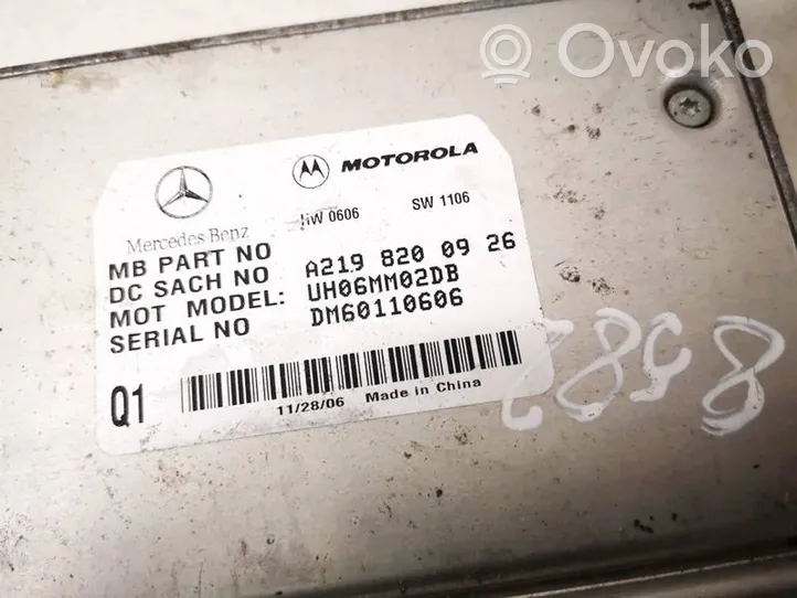 Mercedes-Benz GL X164 Citu veidu vadības bloki / moduļi a2198200926