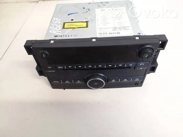 Chevrolet Captiva Radio/CD/DVD/GPS-pääyksikkö 96673510