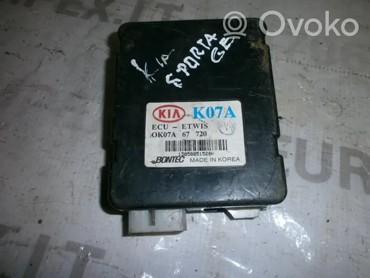 KIA Sportage Muut ohjainlaitteet/moduulit OK07A67720