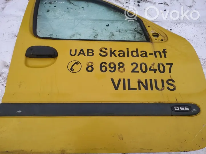 Renault Kangoo I Дверь geltonos