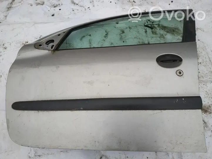 Peugeot 206 Drzwi przednie pilkos