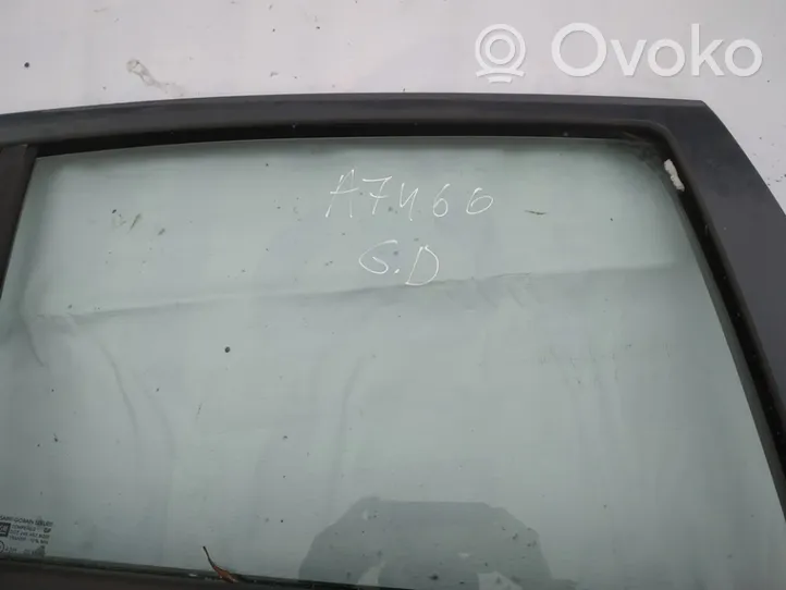 Opel Corsa D Rear door window glass 