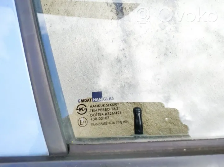 Chevrolet Kalos Pagrindinis priekinių durų stiklas (keturdurio) 