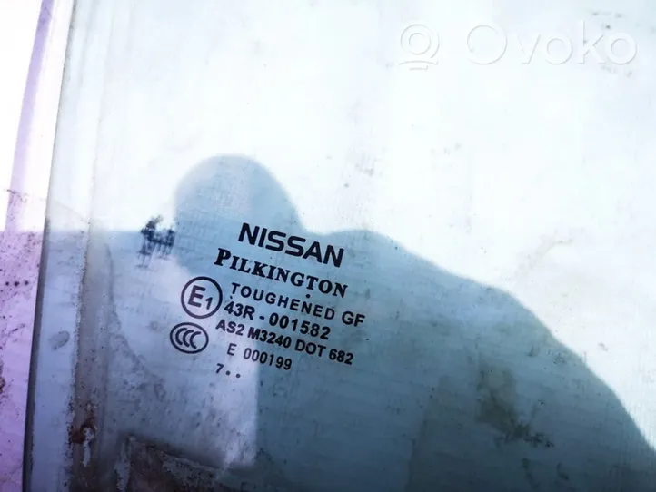 Nissan Qashqai priekšējo durvju stikls (četrdurvju mašīnai) 