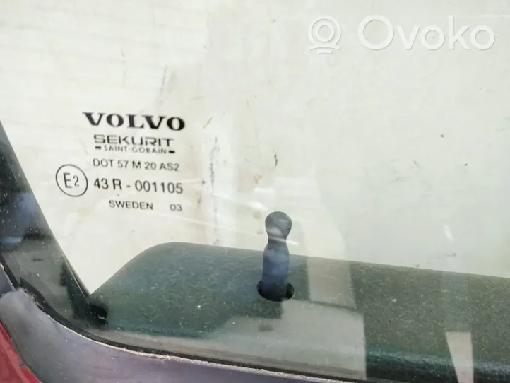 Volvo S60 Front door window glass four-door 