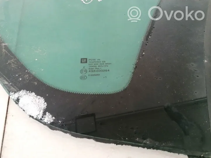 Opel Meriva B Rear side window/glass 43r000264