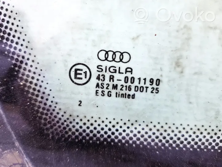 Audi 80 90 S2 B4 Aizmugurējais virsbūves sānu stikls 