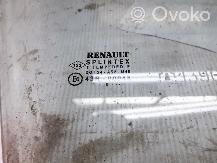 Renault Clio I Etuoven ikkunalasi, neliovinen malli 