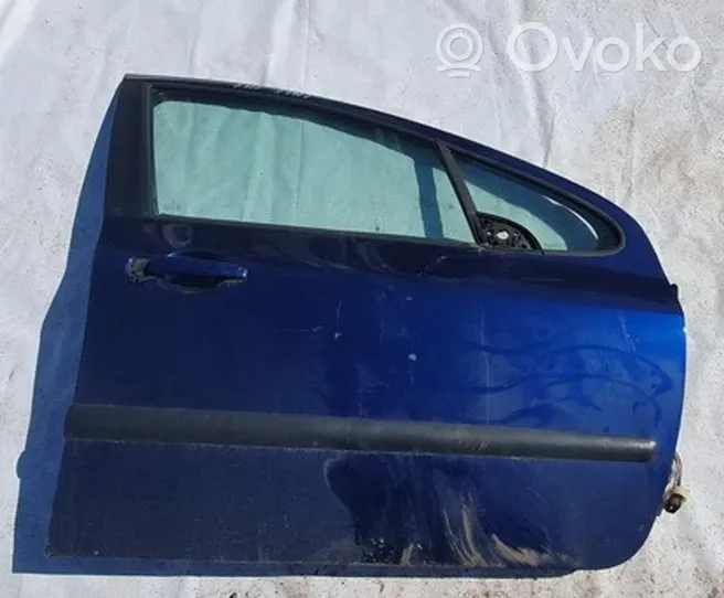 Peugeot 307 Priekinės durys melynos