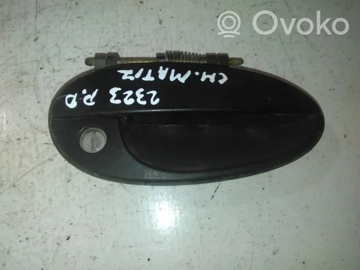 Chevrolet Matiz Front door exterior handle 96314597