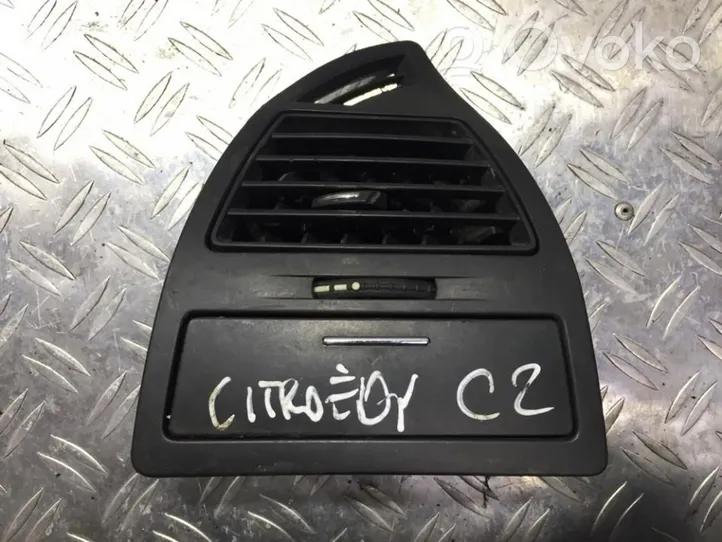 Citroen C4 I Boczna kratka nawiewu deski rozdzielczej 9646337977