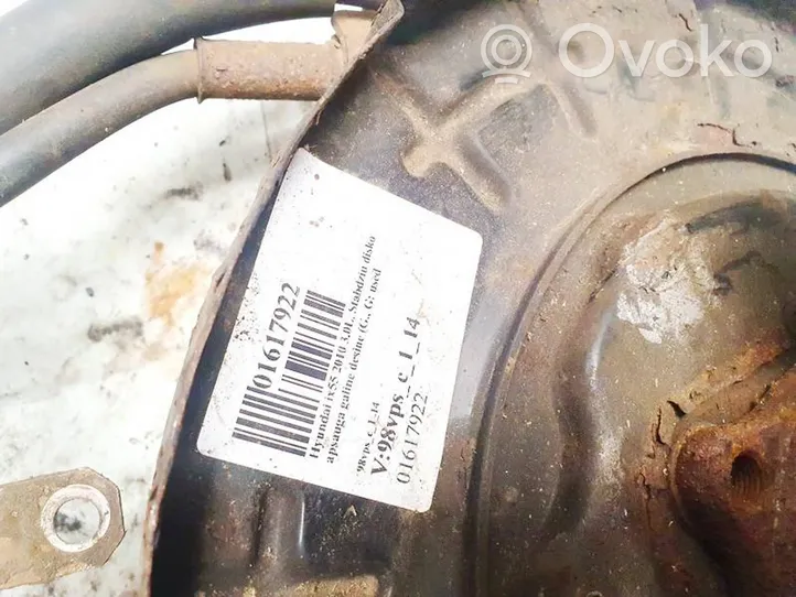 Hyundai ix 55 Rear brake disc plate dust cover 