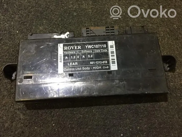 Rover 75 Komfortsteuergerät Bordnetzsteuergerät ywc107110