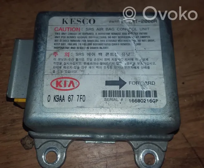 KIA Clarus Module de contrôle airbag 0k9aa677f0