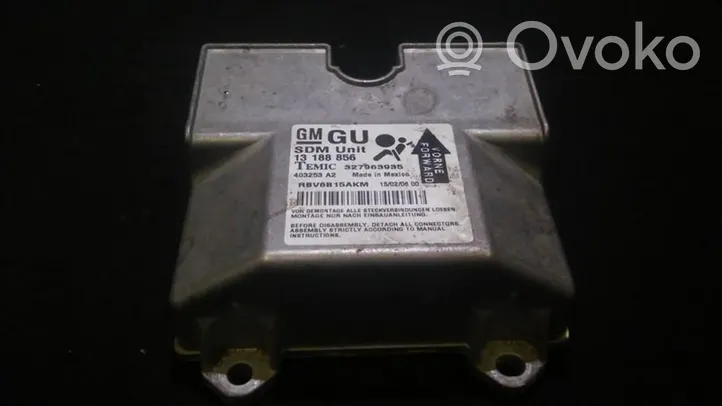 Opel Zafira A Airbag control unit/module 13188856