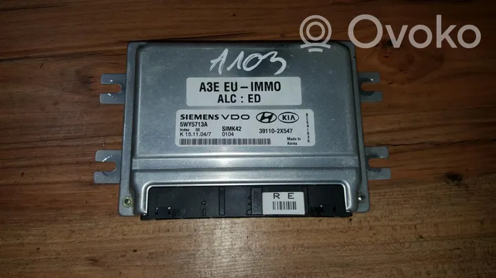 KIA Rio Calculateur moteur ECU 391102X547