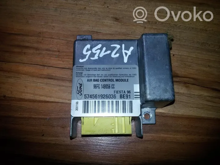 Ford Fiesta Airbag control unit/module 96fg14b056cc