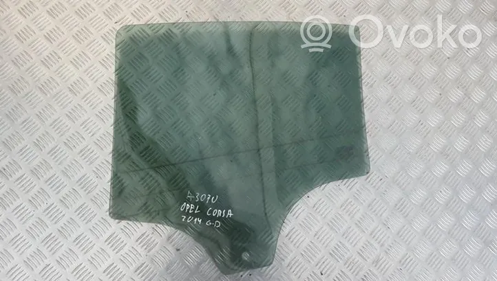 Opel Corsa E Rear door window glass 