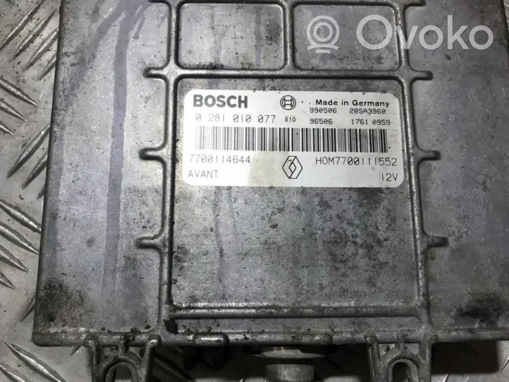 Renault Megane I Sterownik / Moduł ECU hom7700111552