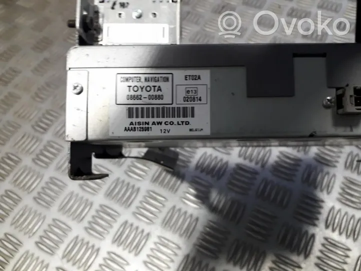 Toyota Avensis T250 Unità di navigazione lettore CD/DVD 0866200880