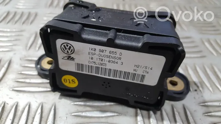 Volkswagen Golf V Sensore di imbardata accelerazione ESP 1k0907655d