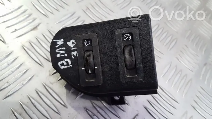 BMW 3 E36 Headlight level height control switch 61311387072