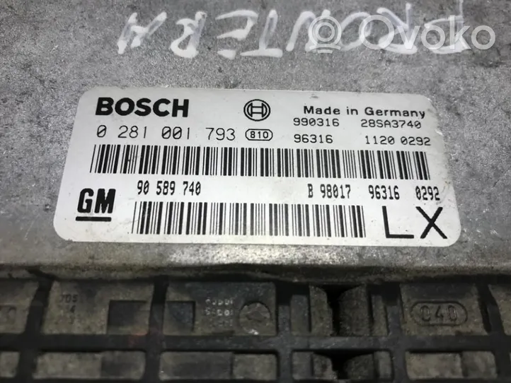 Opel Frontera B Calculateur moteur ECU 0281001793