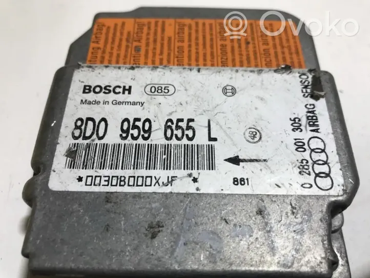 Audi A4 S4 B5 8D Airbag control unit/module 8d0959655l