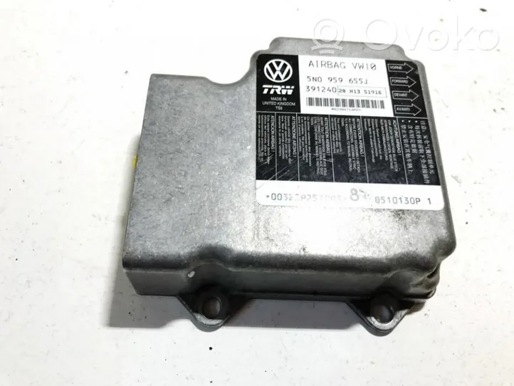 Volkswagen PASSAT CC Turvatyynyn ohjainlaite/moduuli 5n0959655j