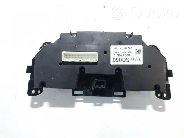 Subaru Forester SH Climate control unit 72311sc060