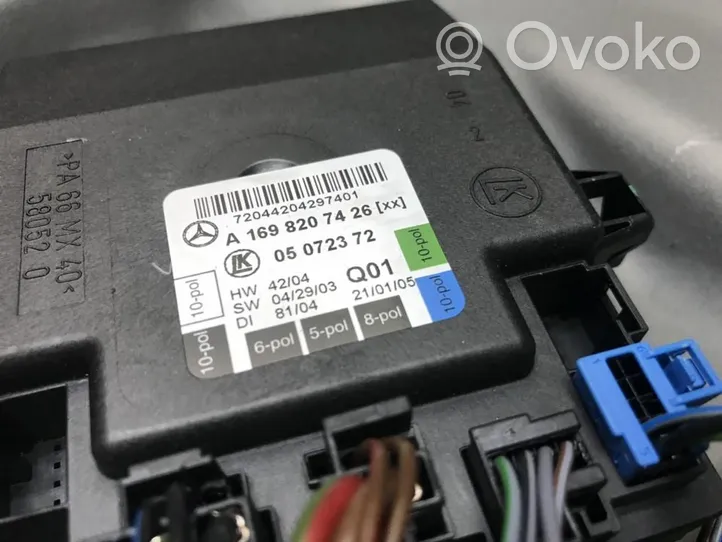 Mercedes-Benz A W169 Durų elektronikos valdymo blokas a1698207426