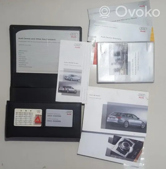 Audi A6 S6 C6 4F Owners service history hand book 