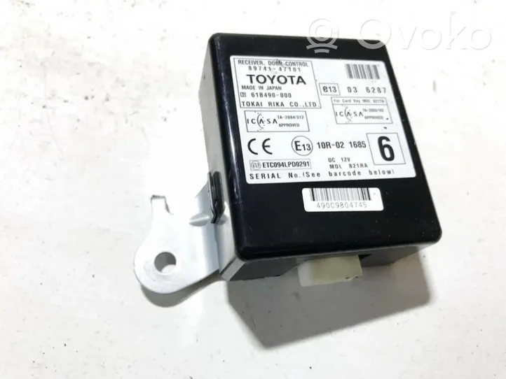 Toyota Prius (XW20) Centralina/modulo portiere 8974147101