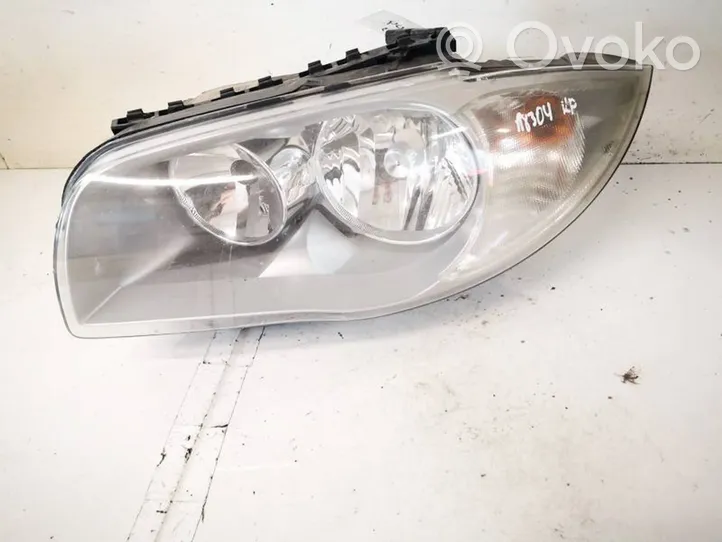 BMW 1 E81 E87 Lampa przednia 63126924485