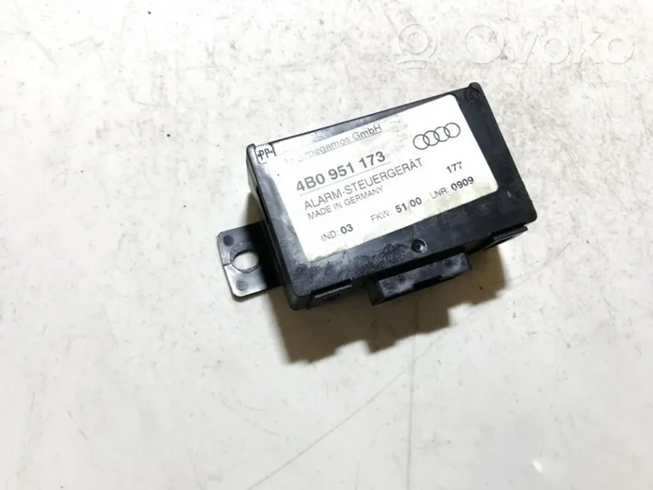 Audi A6 Allroad C5 Alarm control unit/module 4b0951173