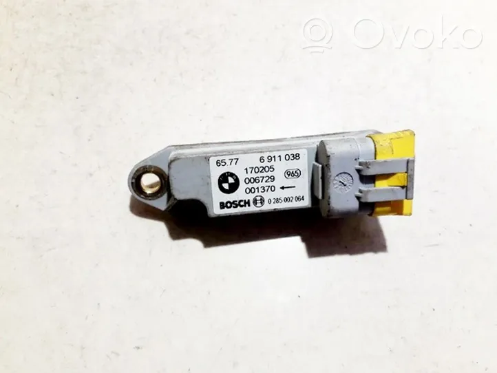 BMW 3 E46 Sensor impacto/accidente para activar Airbag 65776911038