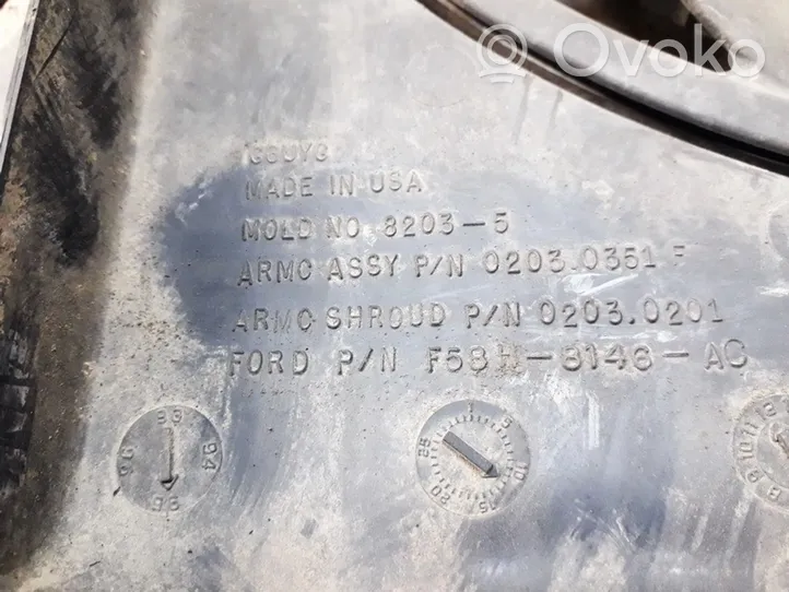 Ford Windstar Jäähdyttimen jäähdytinpuhaltimen suojus F58H8146AC