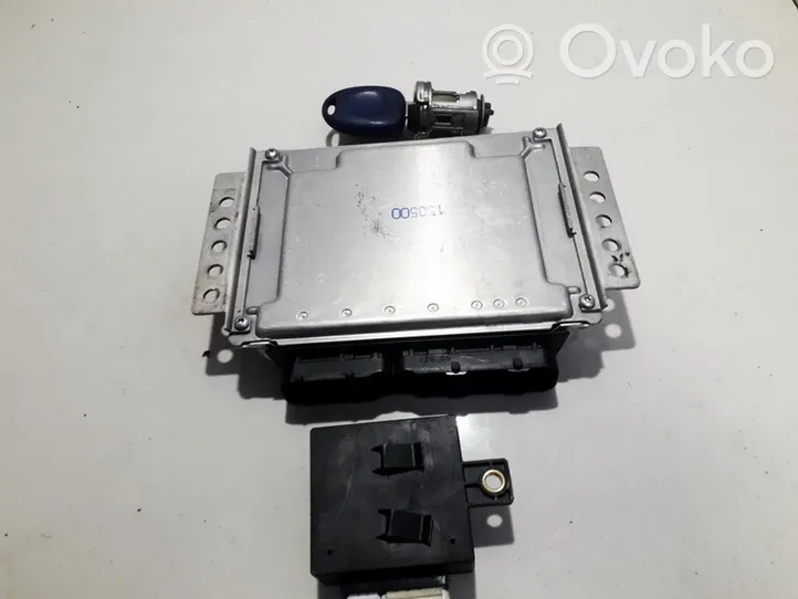 Fiat Multipla Kit calculateur ECU et verrouillage 0281011505