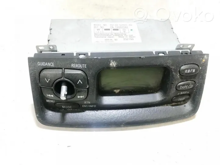 Toyota Yaris Unità principale autoradio/CD/DVD/GPS 8611052021b0