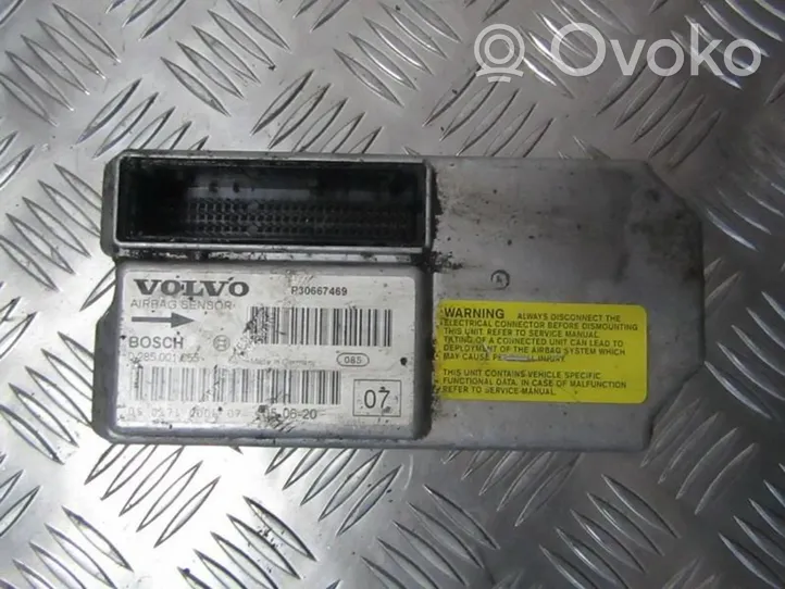 Volvo S60 Module de contrôle airbag 0285001655