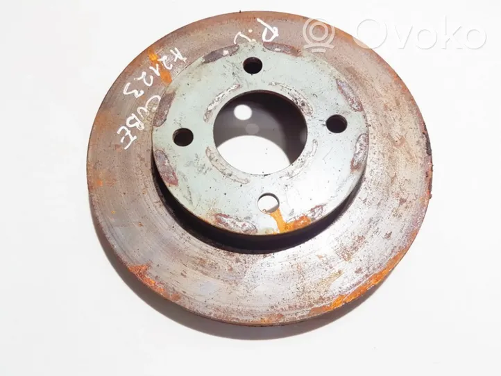 Nissan Cube Z11 Front brake disc ventiliuojamas