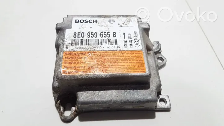 Audi A4 S4 B6 8E 8H Module de contrôle airbag 8E0959655B