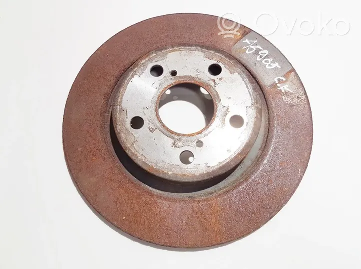 Toyota Avensis T270 Bremsscheibe hinten neventiliuojamas