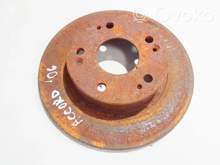 Honda Accord Rear brake disc neventiliuojamas