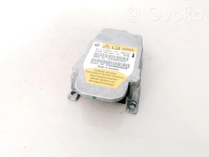 BMW 5 E60 E61 Module de contrôle airbag 916055701