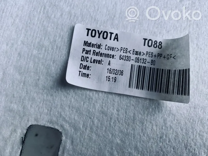Toyota Avensis T250 Parcel shelf 6433005132B0