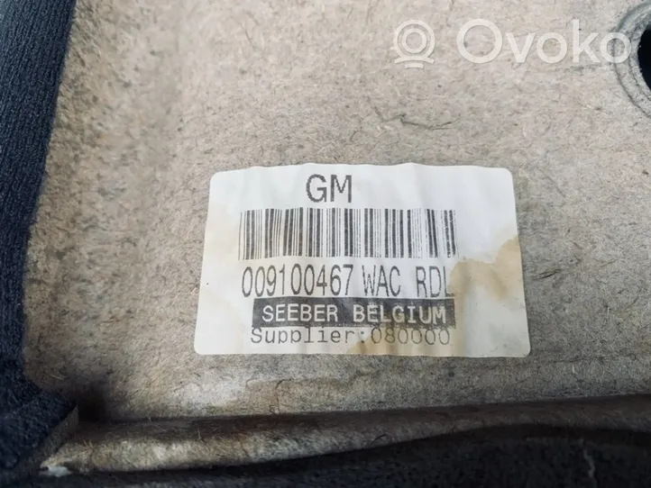 Opel Astra G Moldura del tarjetero de la puerta trasera 009100467